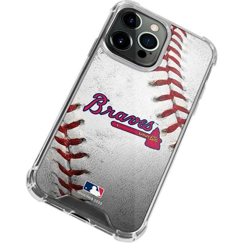 MLB Atlanta Braves Game Ball iPhone 15 Pro Clear Case