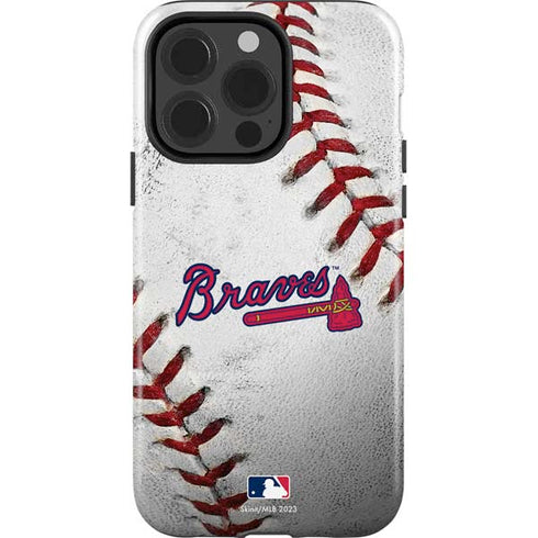 MLB Atlanta Braves Game Ball iPhone 15 Pro Impact Case