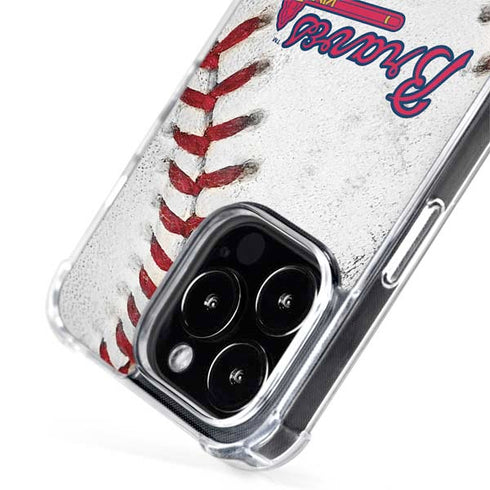 MLB Atlanta Braves Game Ball iPhone 14 Pro MagSafe Case