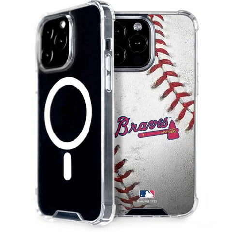 MLB Atlanta Braves Game Ball iPhone 15 Pro Max MagSafe Case