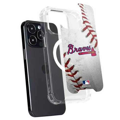 MLB Atlanta Braves Game Ball iPhone 14 Pro Max MagSafe Case