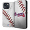 MLB Atlanta Braves Game Ball iPhone 15 Plus Folio Case