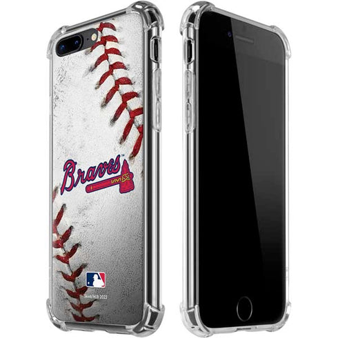 MLB Atlanta Braves Game Ball iPhone 7/8 Plus Clear Case