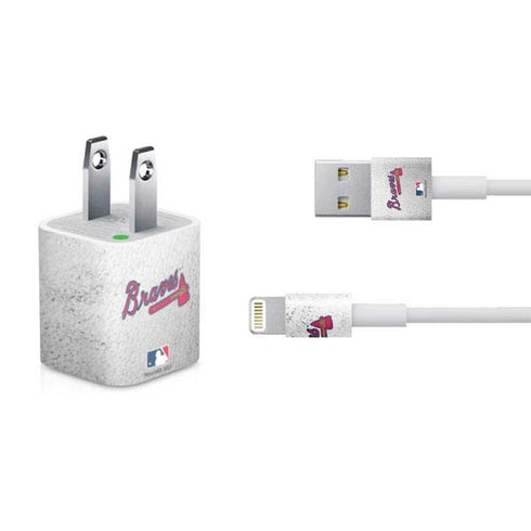 MLB Atlanta Braves Game Ball iPhone Charger (5W USB) Skin