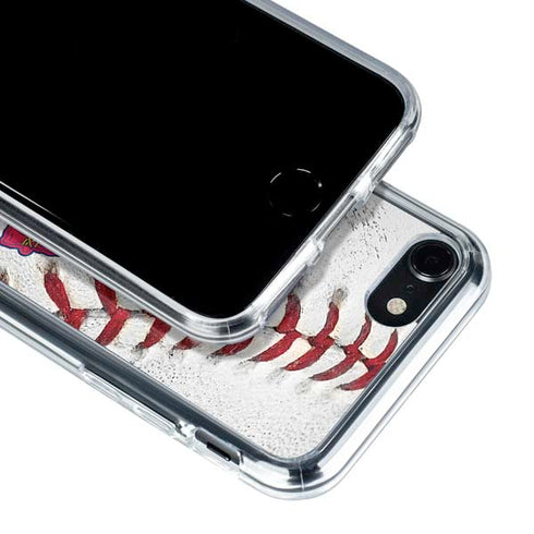 MLB Atlanta Braves Game Ball iPhone SE (2nd & 3rd Gen) Clear Case
