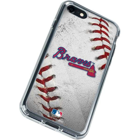 MLB Atlanta Braves Game Ball iPhone SE (2nd & 3rd Gen) Clear Case