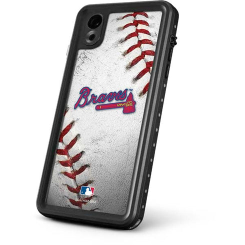 MLB Atlanta Braves Game Ball iPhone XR Waterproof Case