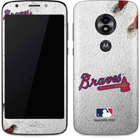 MLB Atlanta Braves Game Ball Moto E5 Play Skin