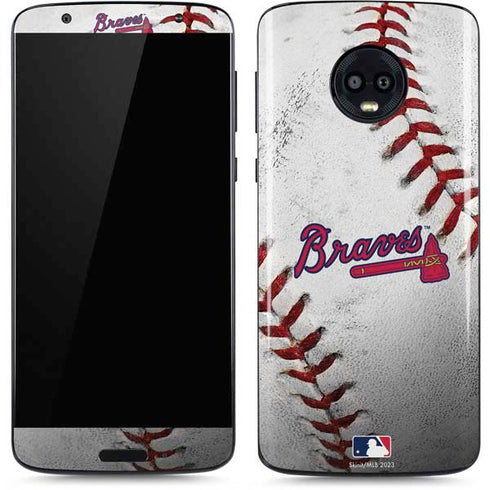 MLB Atlanta Braves Game Ball Moto G6 Skin