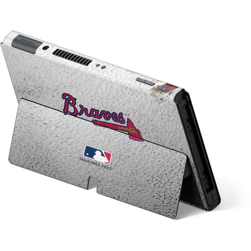 MLB Atlanta Braves Game Ball Nintendo Switch OLED (2021) Skin