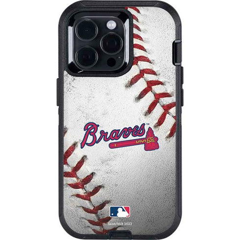 MLB Atlanta Braves Game Ball Otterbox Defender iPhone Skin
