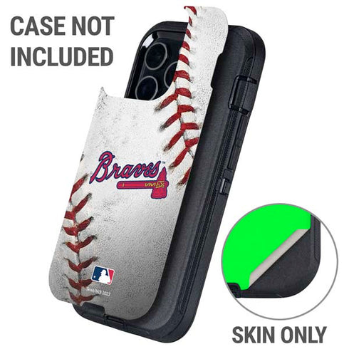 MLB Atlanta Braves Game Ball Otterbox Defender iPhone Skin