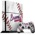 MLB Atlanta Braves Game Ball PS4 Console and Controller Bundle Skin
