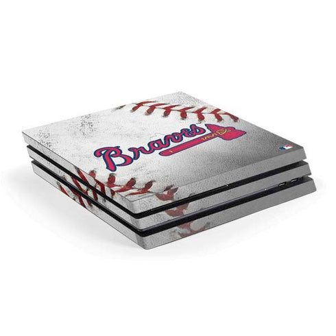 MLB Atlanta Braves Game Ball PS4 Pro Console Skin