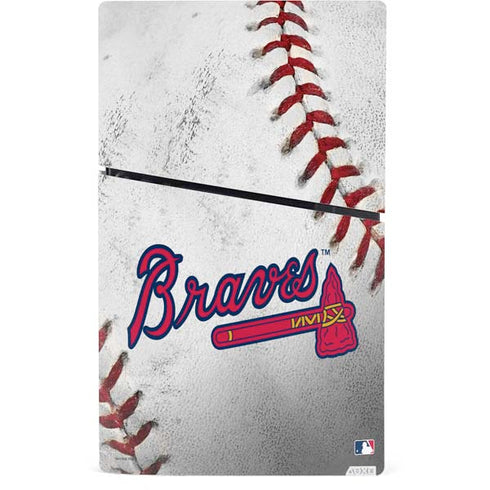 MLB Atlanta Braves Game Ball PS5 Slim Digital Edition Console Skin