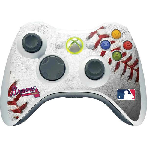MLB Atlanta Braves Game Ball Xbox 360 Wireless Controller Skin