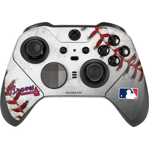 MLB Atlanta Braves Game Ball Xbox Elite Wireless Controller Series 2 Skin