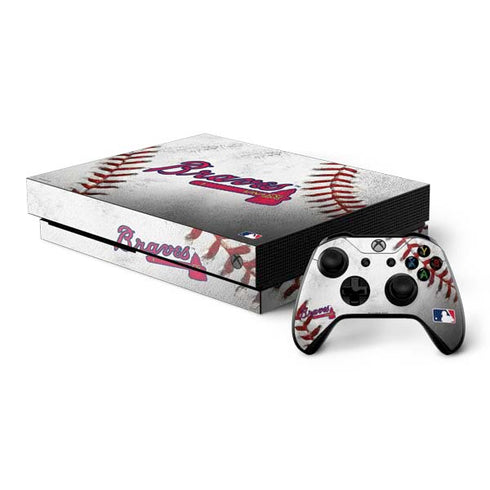 MLB Atlanta Braves Game Ball Xbox One X Bundle Skin