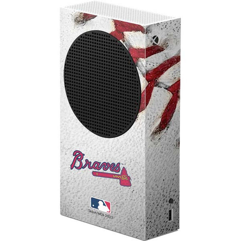 MLB Atlanta Braves Game Ball Xbox Series S Console Skin