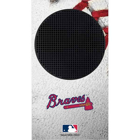 MLB Atlanta Braves Game Ball Xbox Series S Console Skin