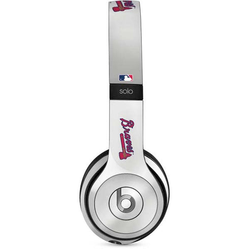 MLB Atlanta Braves Home Jersey Beats Solo 2 Wired Skin