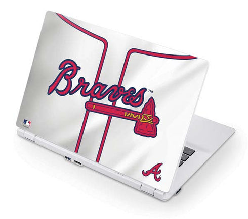 MLB Atlanta Braves Home Jersey Acer Chromebook Skin