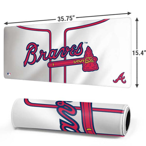 MLB Atlanta Braves Home Jersey Gaming Mouse Pad