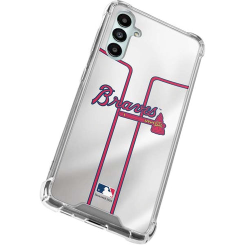 MLB Atlanta Braves Home Jersey Galaxy A15 5G Clear Case