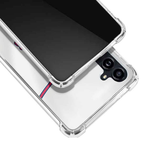 MLB Atlanta Braves Home Jersey Galaxy A54 5G Clear Case