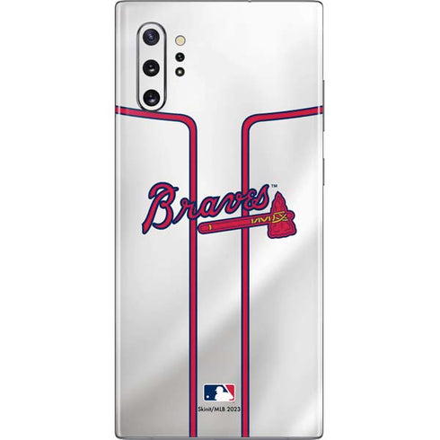 MLB Atlanta Braves Home Jersey Galaxy Note 10 Plus Skin