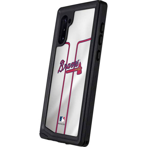 MLB Atlanta Braves Home Jersey Galaxy Note 10 Waterproof Case