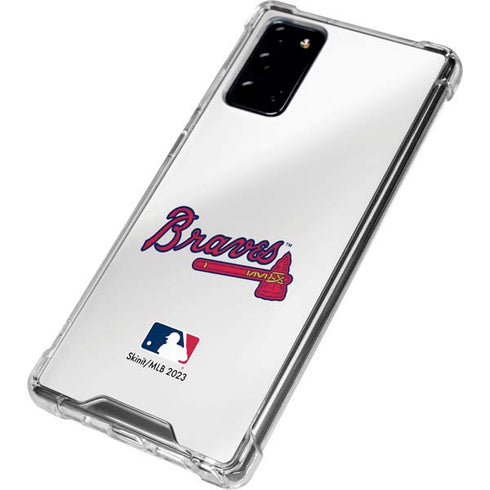 MLB Atlanta Braves Home Jersey Galaxy Note20 5G Clear Case