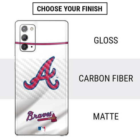 MLB Atlanta Braves Home Jersey Galaxy Note20 5G Skin