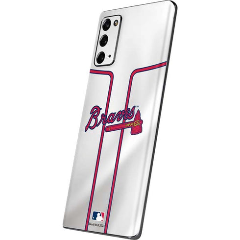 MLB Atlanta Braves Home Jersey Galaxy Note20 5G Skin