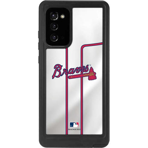 MLB Atlanta Braves Home Jersey Galaxy Note20 5G Waterproof Case