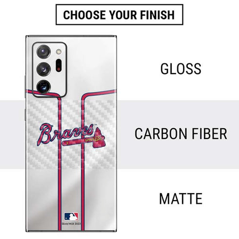 MLB Atlanta Braves Home Jersey Galaxy Note20 Ultra 5G Skin