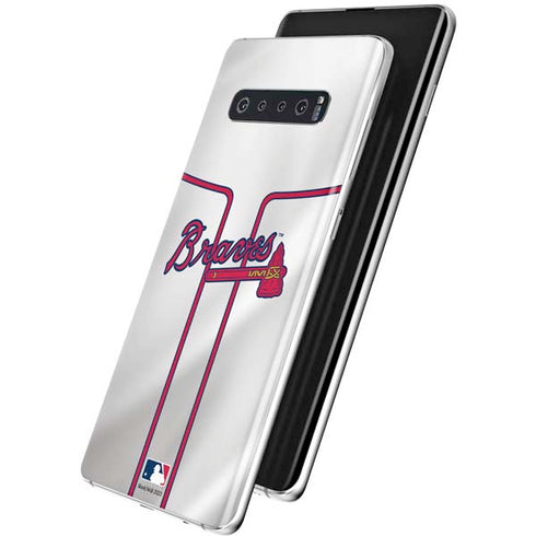 MLB Atlanta Braves Home Jersey Galaxy S10 Plus Skin