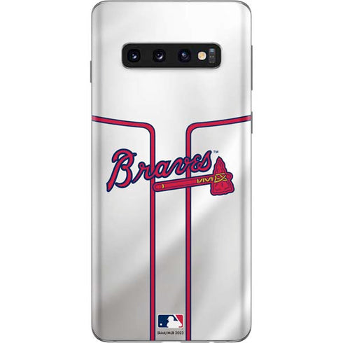 MLB Atlanta Braves Home Jersey Galaxy S10 Skin