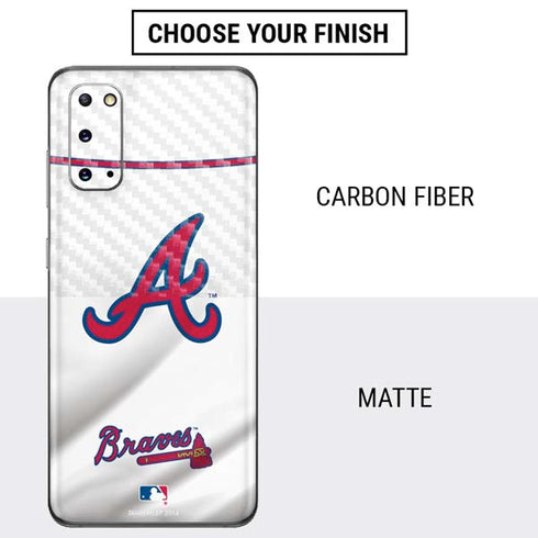 MLB Atlanta Braves Home Jersey Galaxy S20 Skin