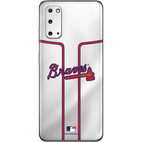 MLB Atlanta Braves Home Jersey Galaxy S20 Skin