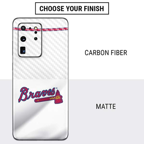 MLB Atlanta Braves Home Jersey Galaxy S20 Ultra 5G Skin