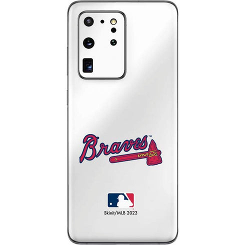 MLB Atlanta Braves Home Jersey Galaxy S20 Ultra 5G Skin
