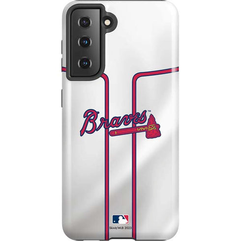 MLB Atlanta Braves Home Jersey Galaxy S21 5G Pro Case