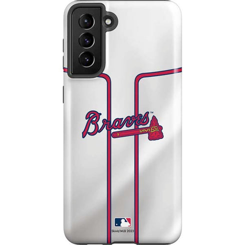 MLB Atlanta Braves Home Jersey Galaxy S21 Plus 5G Pro Case