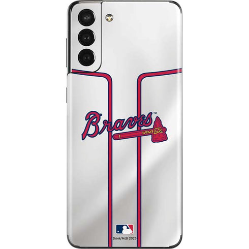 MLB Atlanta Braves Home Jersey Galaxy S21 Plus 5G Skin
