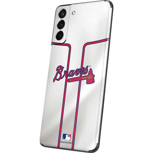 MLB Atlanta Braves Home Jersey Galaxy S21 Plus 5G Skin