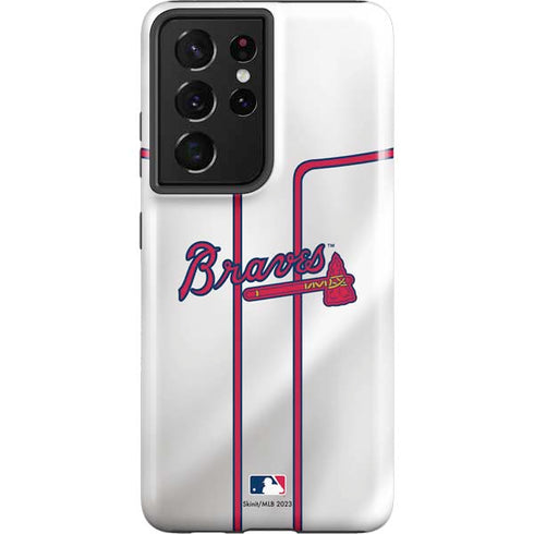 MLB Atlanta Braves Home Jersey Galaxy S21 Ultra 5G Pro Case