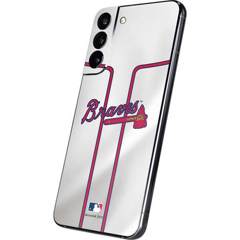 MLB Atlanta Braves Home Jersey Galaxy S22 Plus Skin