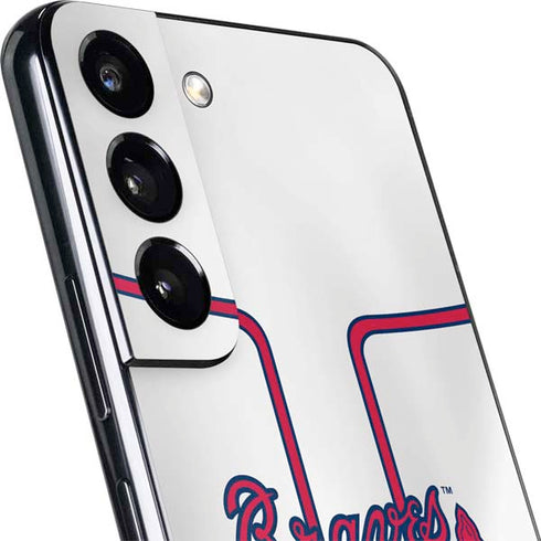 MLB Atlanta Braves Home Jersey Galaxy S22 Plus Skin