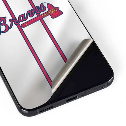 MLB Atlanta Braves Home Jersey Galaxy S22 Plus Skin